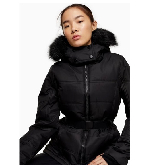 topshop ski coat